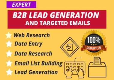 I will provide all industries with b2b lead generation