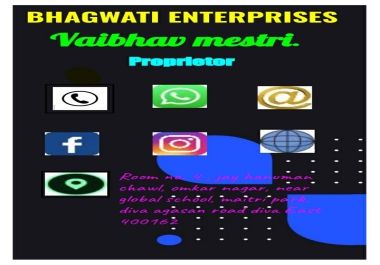 We wil creat a great clickable business card.