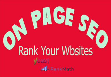 I will do complete on page SEO with rankmath yoast for shopify wp wix