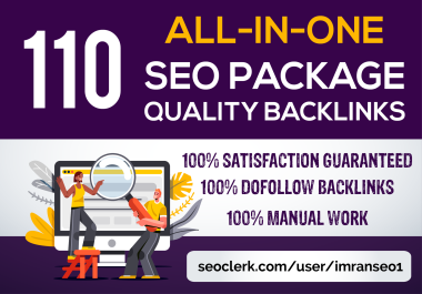 I will build 40 high quality white hat off page seo backlinks DA 100 to 40