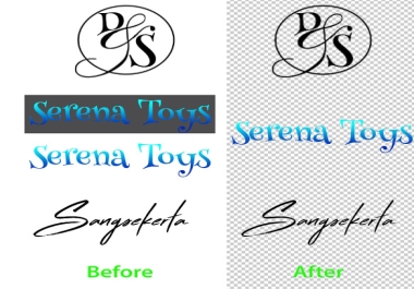 I will cut out images and removing anything in Adobe Photoshop