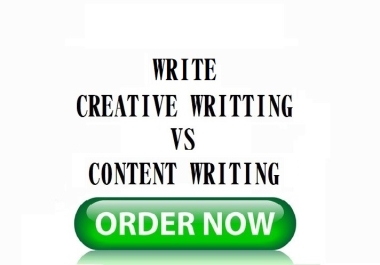 I Will Write Creative Content Fast