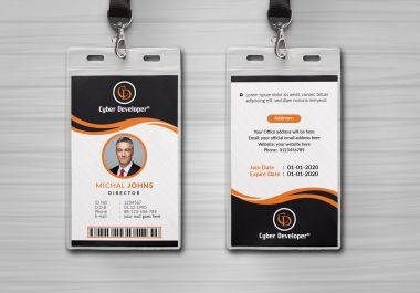 I will design id card professionally within 24 hours