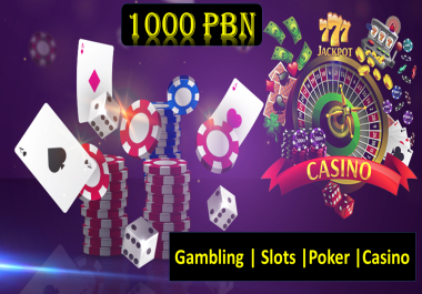 1000 PBNs DA50-DA70 High Quality backlinks To Boost your website Casino Gambling Betting Sites SEO