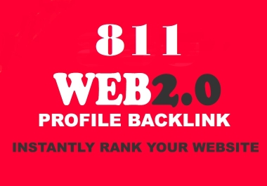 800 Web 2.0 Profile Backlink Diversification for New Website