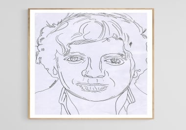 I will draw you a portrait Drawing