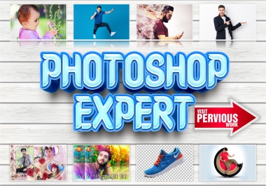 I will provide Photoshop editing,  remove change background,  face swap,  retouch,  transparent