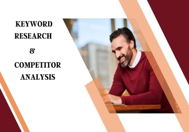 I will do profitable SEO keyword research,  competitor analysis for your site