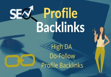 I will do 300 profile backlinks high authority do follow link building