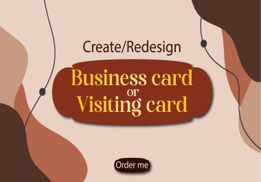 I will do recreate,  create within the elegant realtor business card