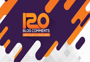 I will build 120 dofollow blog comment backlinks pr7 to 2