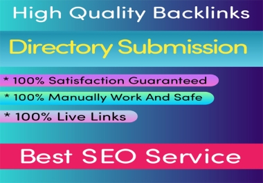 I will Create manually Instant Approve 50 High Quality Directory Submissions Backlinks