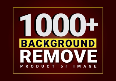 I will do quickly any background removal product,  photo editing