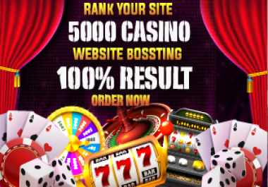 5000 CASINO SEO BACKLINKS,  BOOST YOUR POKER SITES