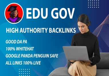 I will 100 create edu gov comments backlinks manually from top universities
