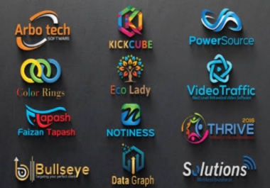 I WILL DESIGN YOUR LOGO ANY TYPE OF YOU WANT