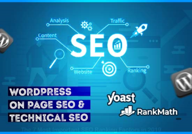 I will do On Page SEO and Technical optimization of wordpress