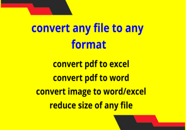 convert pdf to excel,  convert pdf to word,  convert image to excel