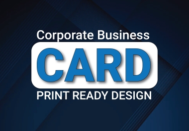 Expert in corporate business card design