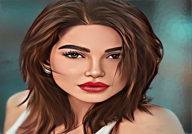 I will make digital CARTOON sketch portrait