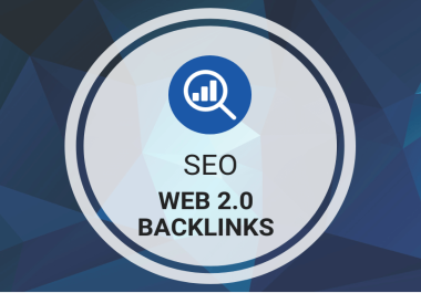 Rank your website with powerfull Web 2 0 Backlinks on top