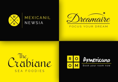 I will do a unique modern minimalist logo design with unlimited concepts & revisions