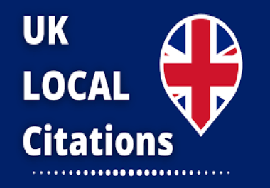50 uk local citations and directory submission for local seo