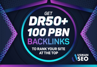 Get All DR50+100 PBN Exlucive Homepage backlinks to rank your site's