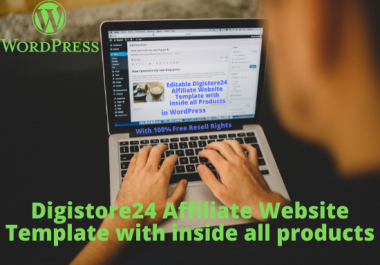 I am creating Digistore24 Affiliate Website Template in Wordpress