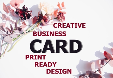I will design creative business card.