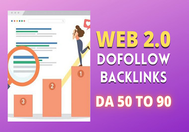 I will build 50 web 2.0 dofollow backlinks for your website and keyword ranking