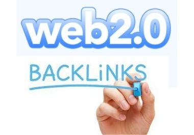 I will do 50 web 2 0 backlinks manually