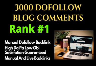 I will build 3000 monthly SEO dofollow blog comments backlinks