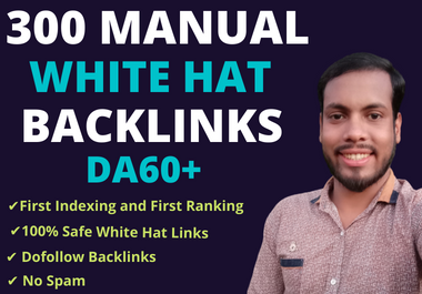 High DA SEO backlinks white hat link building google top ranking