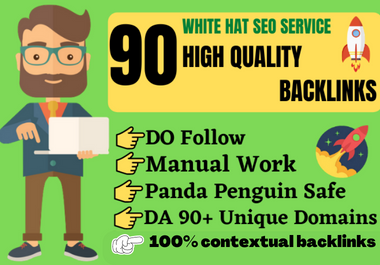 I Will Rank 90 Unique Domain High Authority SEO homepage Backlinks