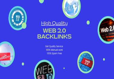 I will do 40 high authority web 2.0 backlinks