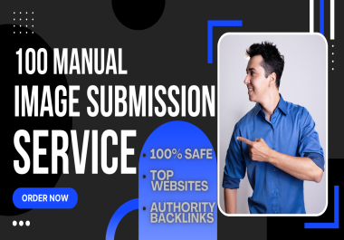 Infographic or image submission to 100 high pr photo sharing sites