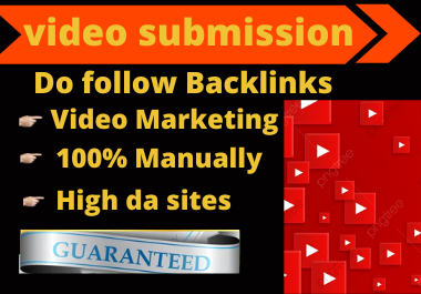 I will provide video submission manually and seo to top ranked 100 sites