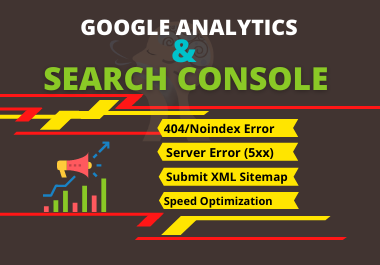 I will do set up google analytics and search console
