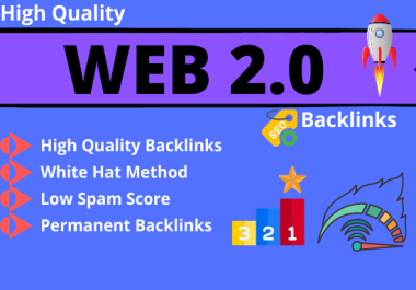 I'll do 100 Dofollow Web 2.0 backlinks on high DA sites