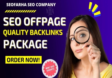 Rank your website with offpage seo quality backlinks package