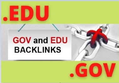 I will do 30 edu gov and 15 pr9 profile backlinks
