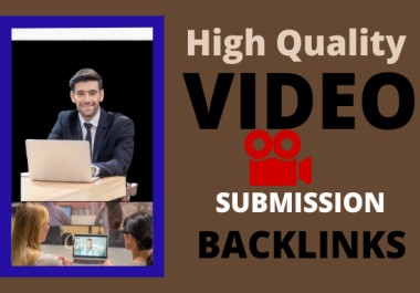 I will do manual video submission on top 70 video sharing sites
