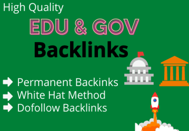 I can Build 30 High Quality Dofollow Edu and Gov Backlinks on high DA sites