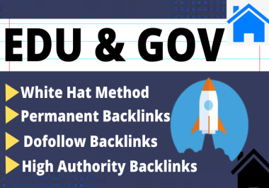 Unique 40 edu and govt dofollow backlink from high authority website