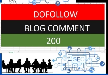 I will do 200 blog comment on high authority and high domain sites