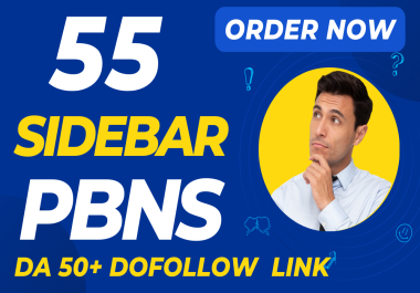 Boost Your website-Get 55 DA 50+ Dofollow LINKS
