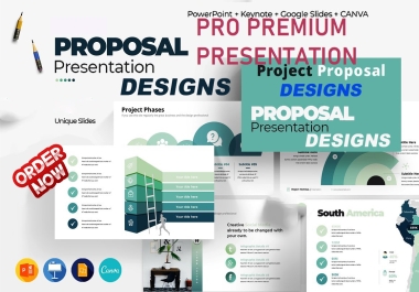 I will design professional pro presentation in powerpoint,  canva