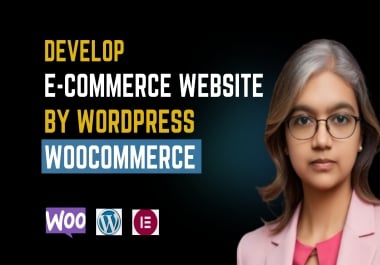 I will develop ecommerce website by wordpress woocommerce