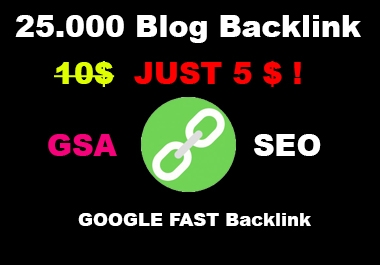 2022 25,000 Blog Comments Backlinks for Google SEO,  GSA Search Engine Ranker